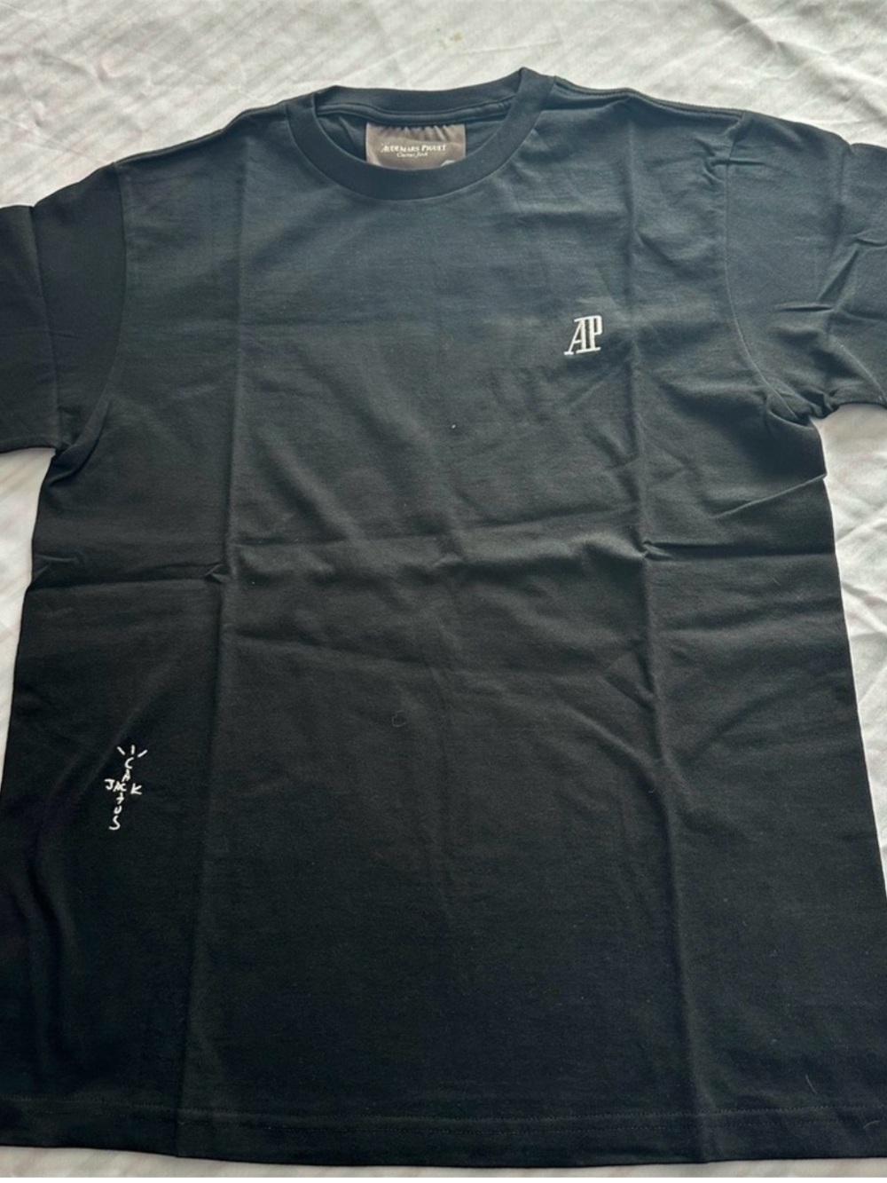 Audemars Piguet CJ x AP Vintage Black Short Sleeve Logo Tee
